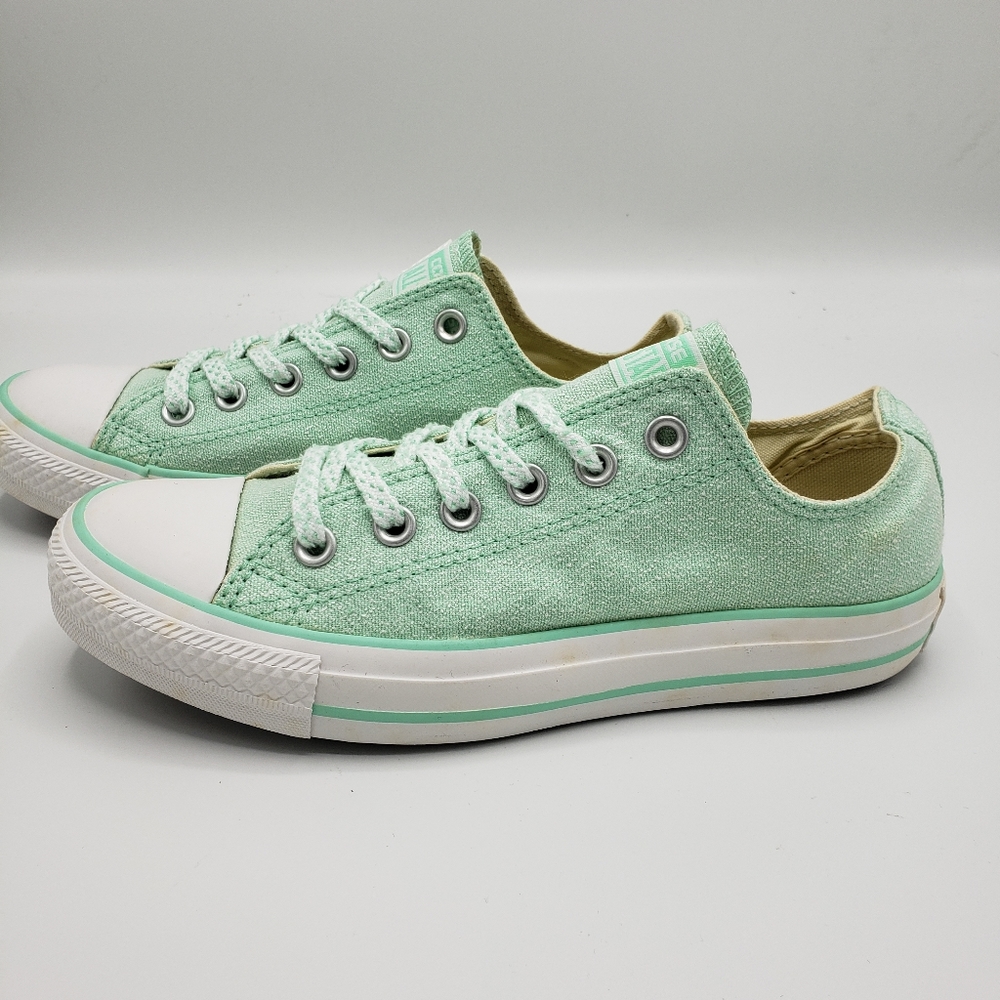 Converse All Star Ox Peppermint & White Sneakers